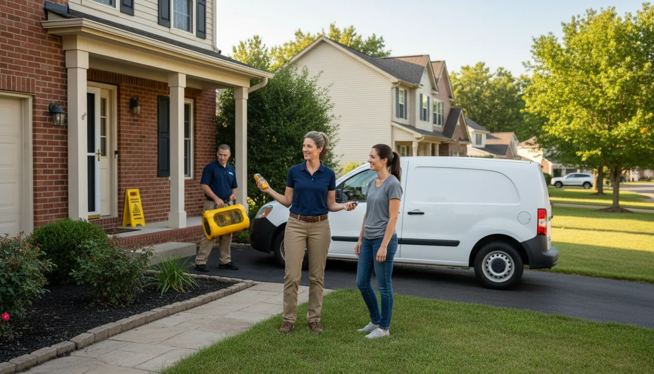 Residential water damage restoration in Indianola, NE